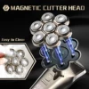 Sejoy 5 IN 1 LED Display Electric Head Shavers with Nose & Ear Trimmer for Bald Men 7 Floating Heads Bald Head Shavers for Men 5