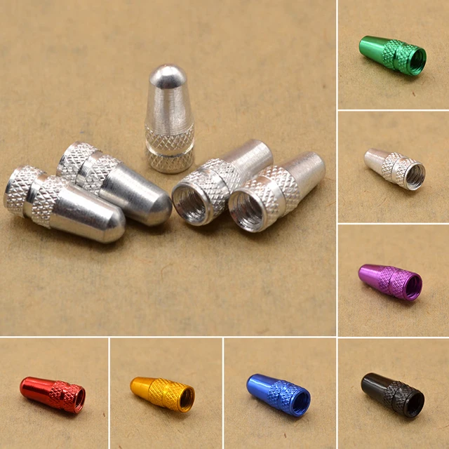 Lot De 4 Bouchons De Valve Presta En Aluminium - Protection Contre Poussière Et Pluie, Couleur Doré (autres Couleurs Disponibles)