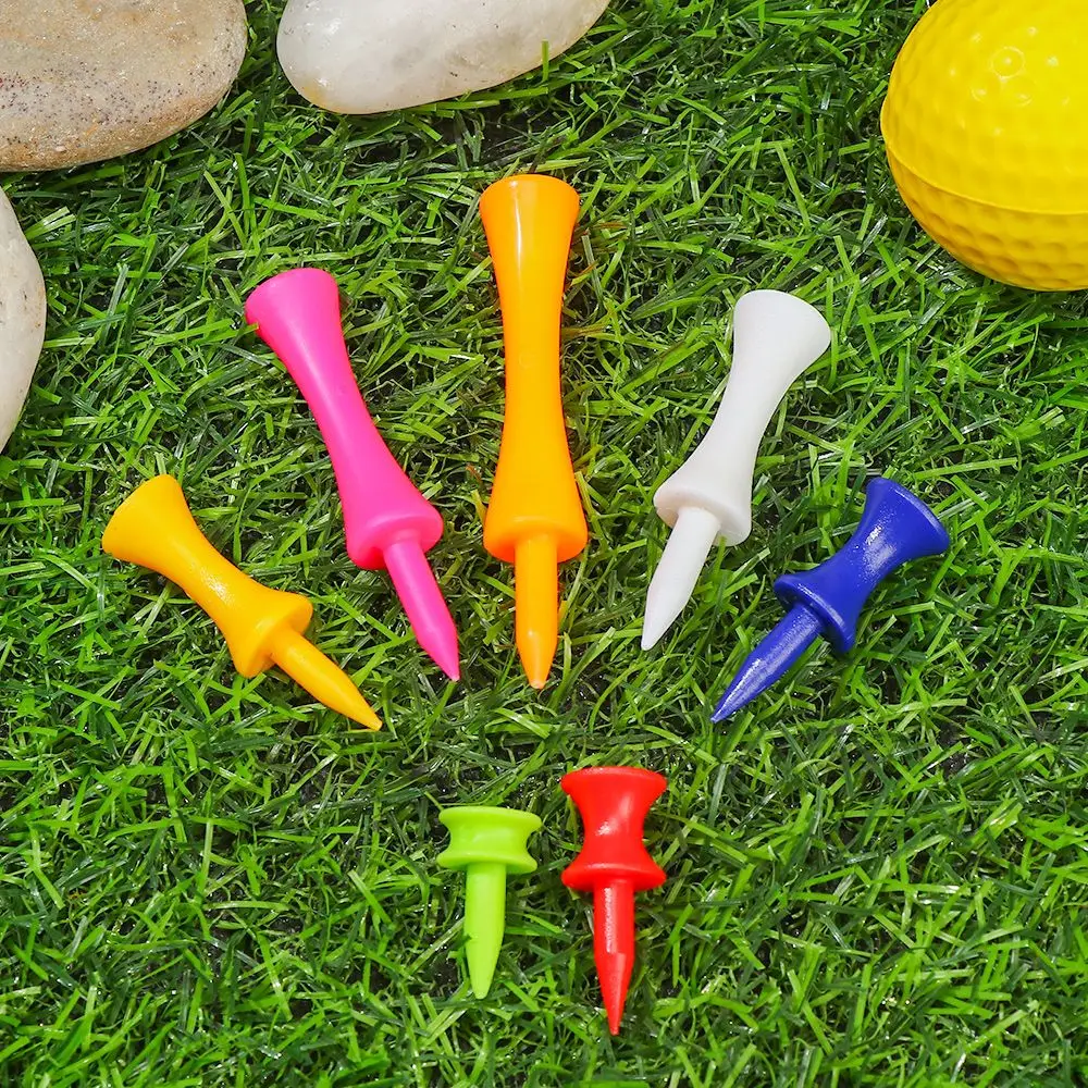 Lot de 20 pièces colorées en plastique et caoutchouc pour golfeur, supports de balle, pour château gradué, commande recommandée pour les accessoires de golf