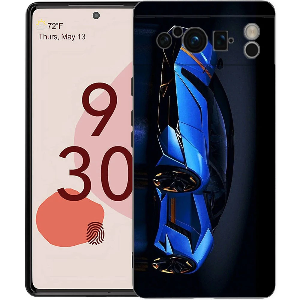 JDM Drift Sports Car Handyhülle für Google Pixel 8 7 6 7A 6A Pro 5G, stoßfestes Silikon, weiche 9 Pro XL 8 Pro 5G Shell Capas – Detail 7