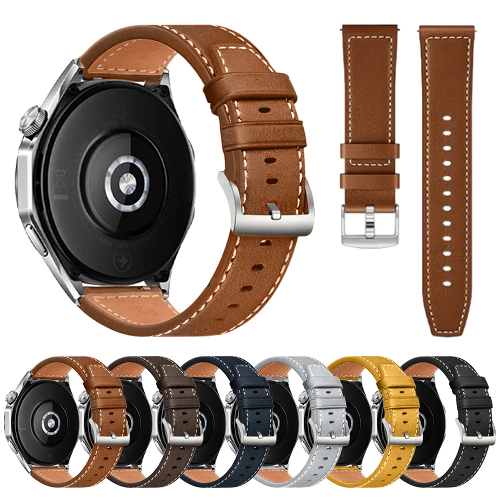 Elegant Leather Watch Strap - Premium Replacement Bracelet