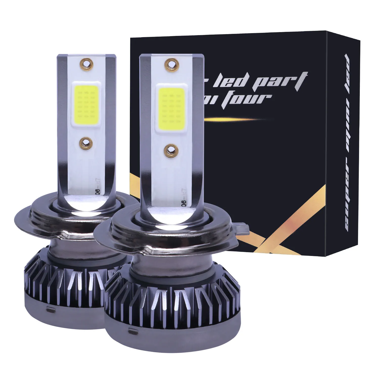 Led Car Lights,Led Lights,Led Bulbs,Led Headlights,Led Car Headlights,H4 H7 LED Car Headlight 2Pcs