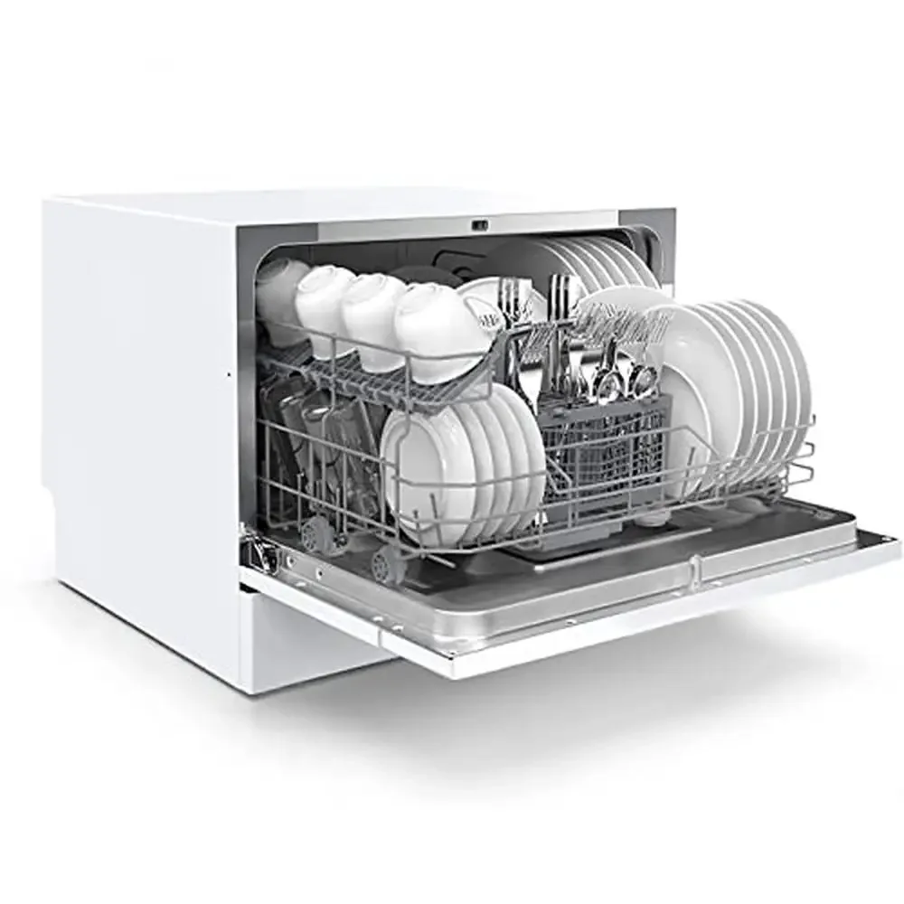 Compact Portable Dishwasher 6 Place Settings 6 Wash Programs Stainless Steel Tub UL/Energy Star 4