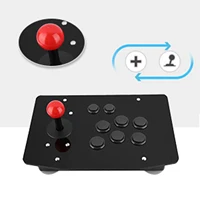 Retro Arcade Console Game Joystick Rocker Fighting Controller Game Joystick 8 Button Game Handle Controller Black USB Joystick - Image 2