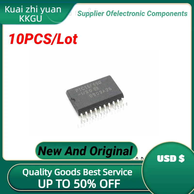 

10PCS/Lot New And Original PIC16F690 PIC16F690-I/SO Into The SOP-20 Microcontroller Chip 16F690 SOP20 Electronic Components