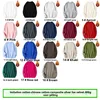 Fleece Lined Hoodie Composite Cotton Blend Loose Shoulder Drop Shoulder round Neck Sweatshirt Soft Comfortable Street Style F...