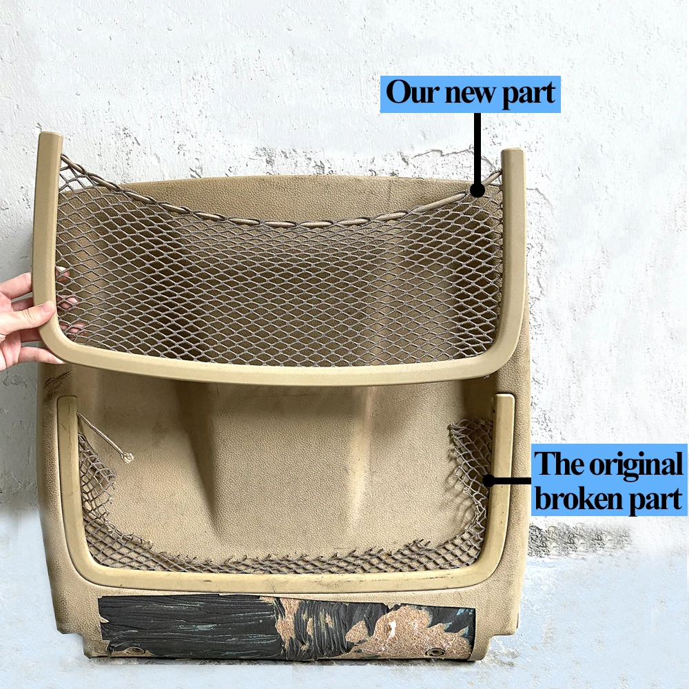 메르세데스 벤츠 ML GL GLS GLE R 클래스 W166, W251, W164, 1669100003 용, 자동차 앞 좌측 우측 시트백 등받이 포켓 패널 커버 트림