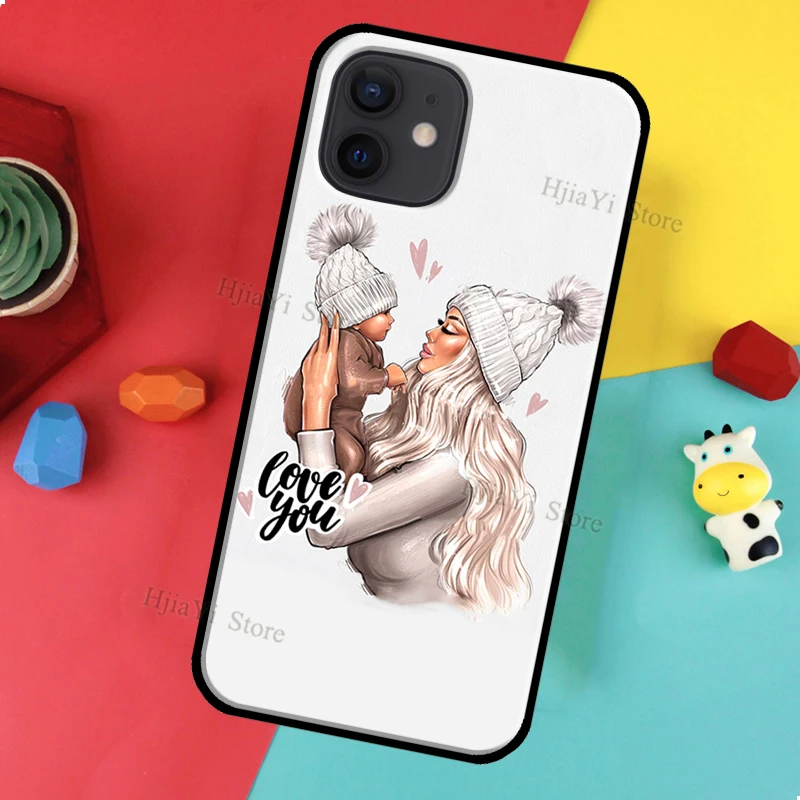 Custodia per iPhone 15 Pro Max Baby Cow ti ama molto