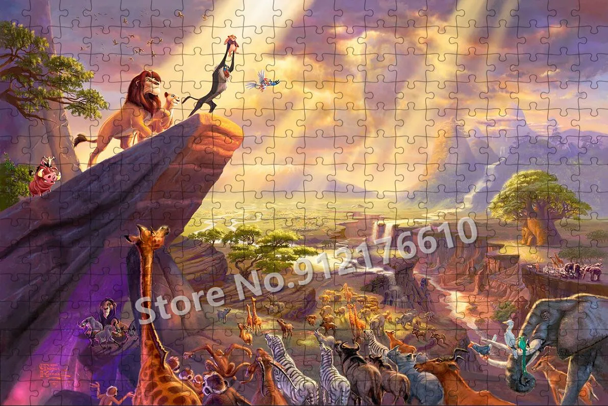 ライオンキング シンバ ジグソーパズル 300/500/1000 ピース