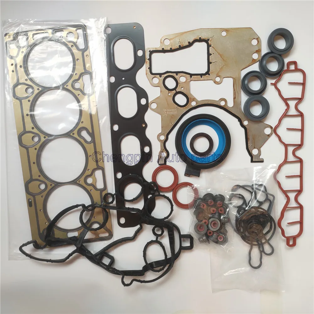 Engine Full Seal Kit Set Oil Cooler Cylinder Head Gasket 55568528 For Chevrolet CRUZE Aveo Trax Opel Astra Insignia 1.6