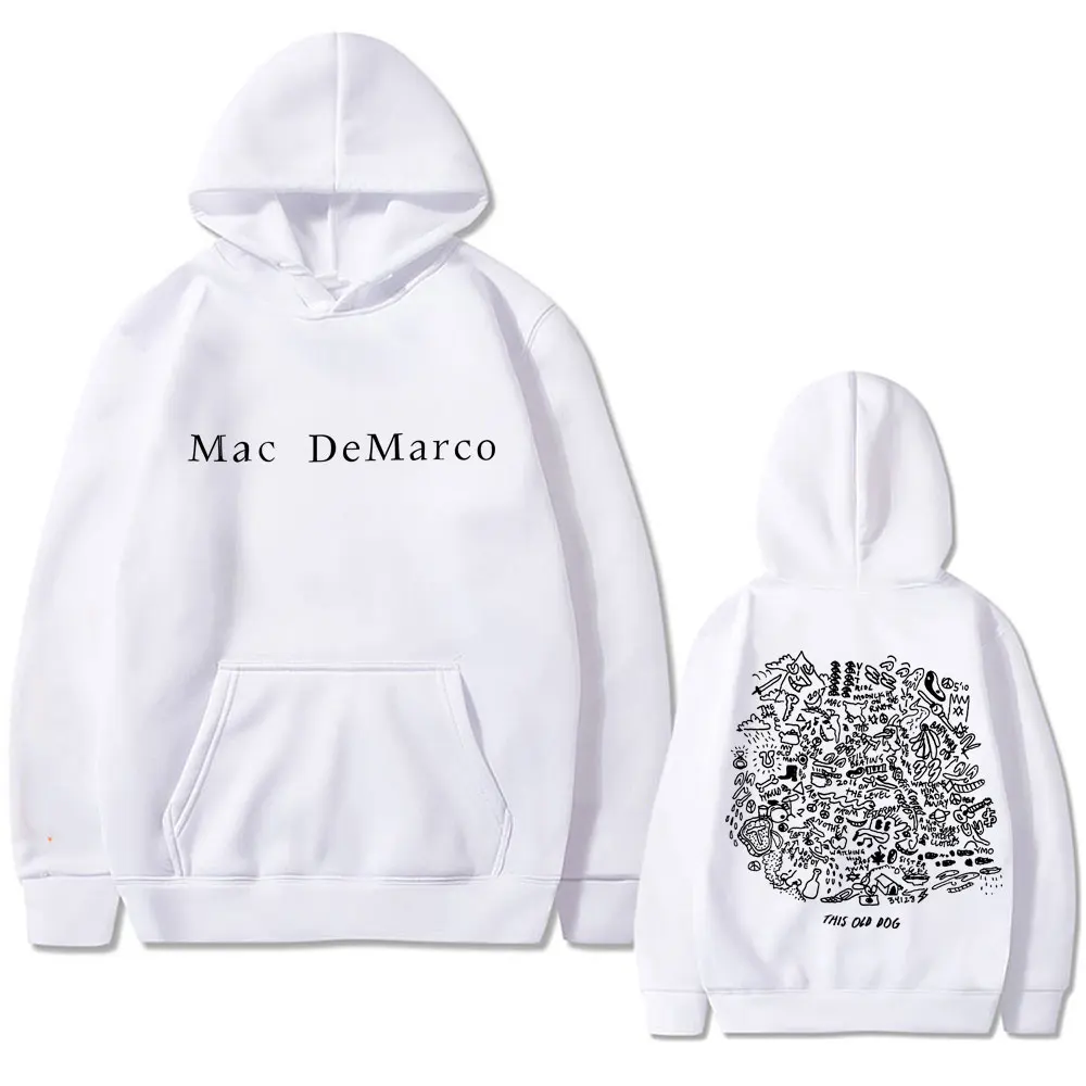 Singer Mac Demarco This Old Dog Album Double Sided Print Hoodie Men Women Fashion Oversized Hoodies Male Fleece Hoody Sweatshirt 5