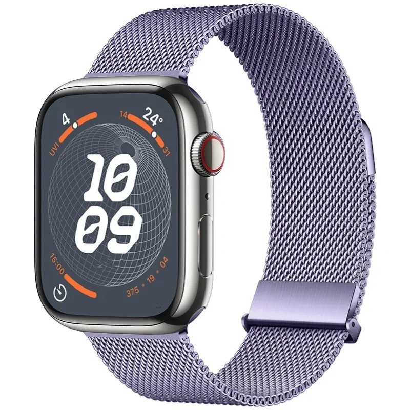 Elegant Metal Milanese Loop Magnetic Bracelet Strap