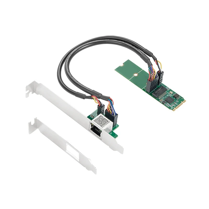 

I225 2,5G 2500 Мбит/с сетевая карта M.2 B Ключ M Для Pcie 2,5 ГБ Ethernet-карта RJ45 LAN B/M ключ карта управления ноутбуком