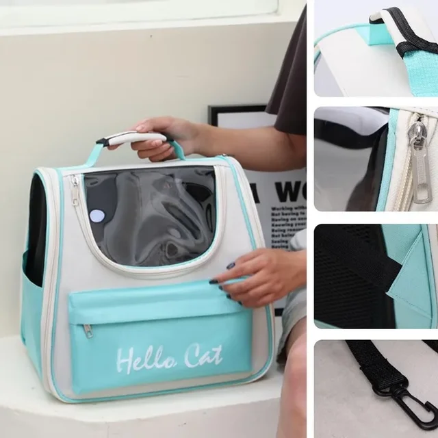 Cat Carrier Bags Windproof Outdoor Travel Backpack for Cat Small Dogs Transport Carrying Bag Cat Backpack Carriers With Cushion 2