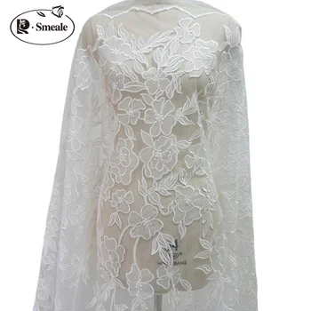 Perline di pizzo Tessuto ricamato in pizzo Fatto a mano Abito da sposa fai da te Abito da sposa Copricapo Accessori decorativi