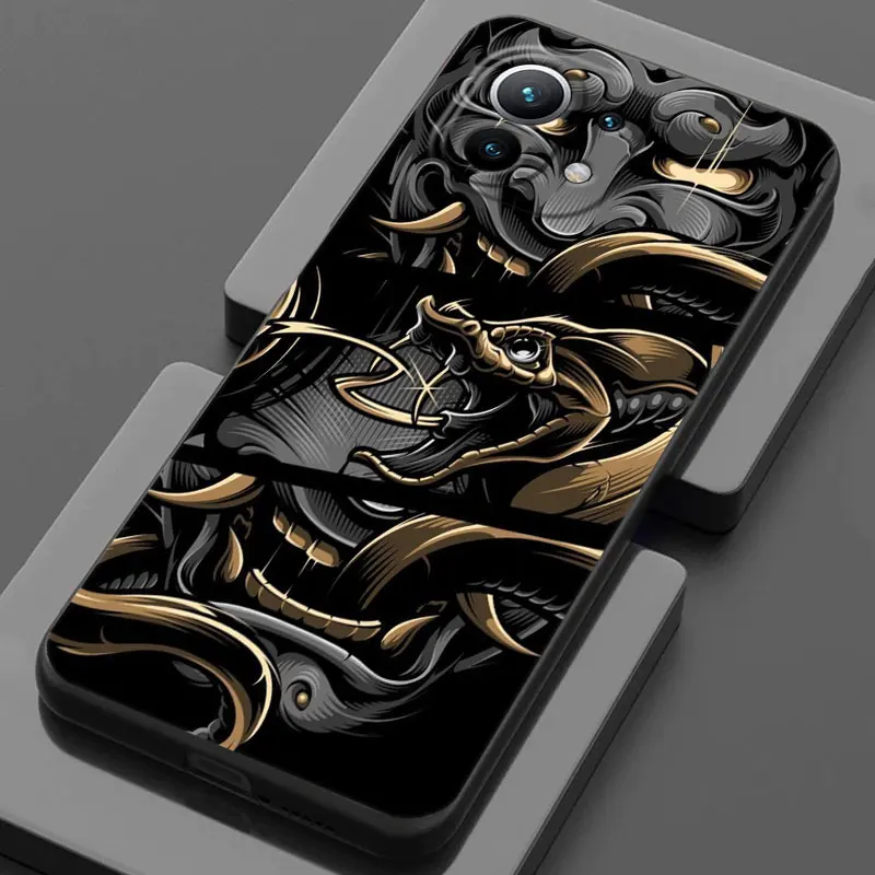 Samurai Hannya Mask Ghost Phone Case Cover
