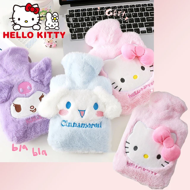 Hello Kitty Hot Water Táska Plüss Víz Befecskendező Forró Vizes Palack Meleg Téli Kézmelegítő Otthoni Hordozható Újrafelhasználható Vízzsák
