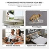 100% Cotton Fitted Sheet With Elastic Bands Non Slip Adjustable Mattress Covers For Single Double King Queen Bed 140/160/200CM 6
