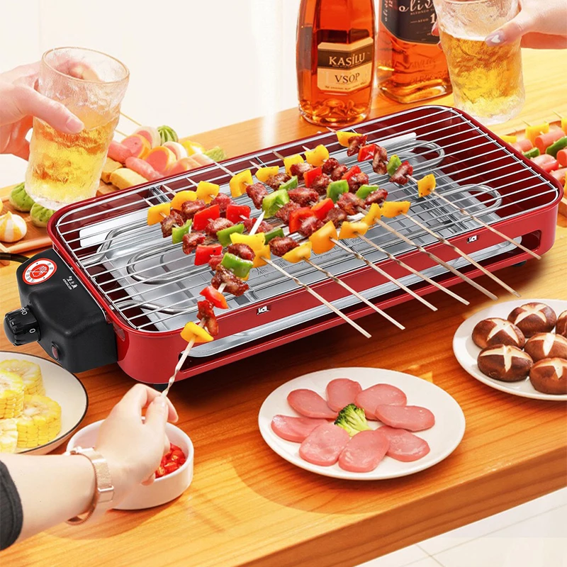 

Бытовой электрический гриль, брикет, горшок для барбекю, многофункциональный открытый гриль для барбекю, гриль на гриле