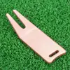Aluminum Bent Golf Divot Repair Tool Fork Prongs For Putting Green Pitch Lawn Maintenance/Groove Clean/Mark Ball Training Aids 5