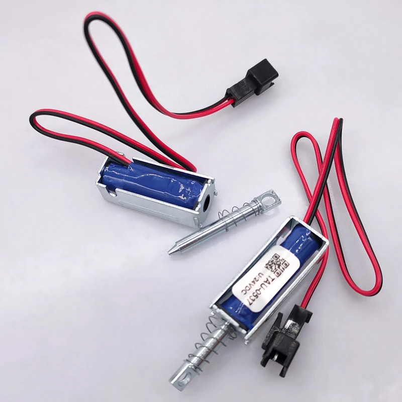 TAU-0537 Electromagnetic lock DC 6V/12V/24V Magnetic lock electric lock 1.5A/2A/1A Lock Linear Solenoid images - 6