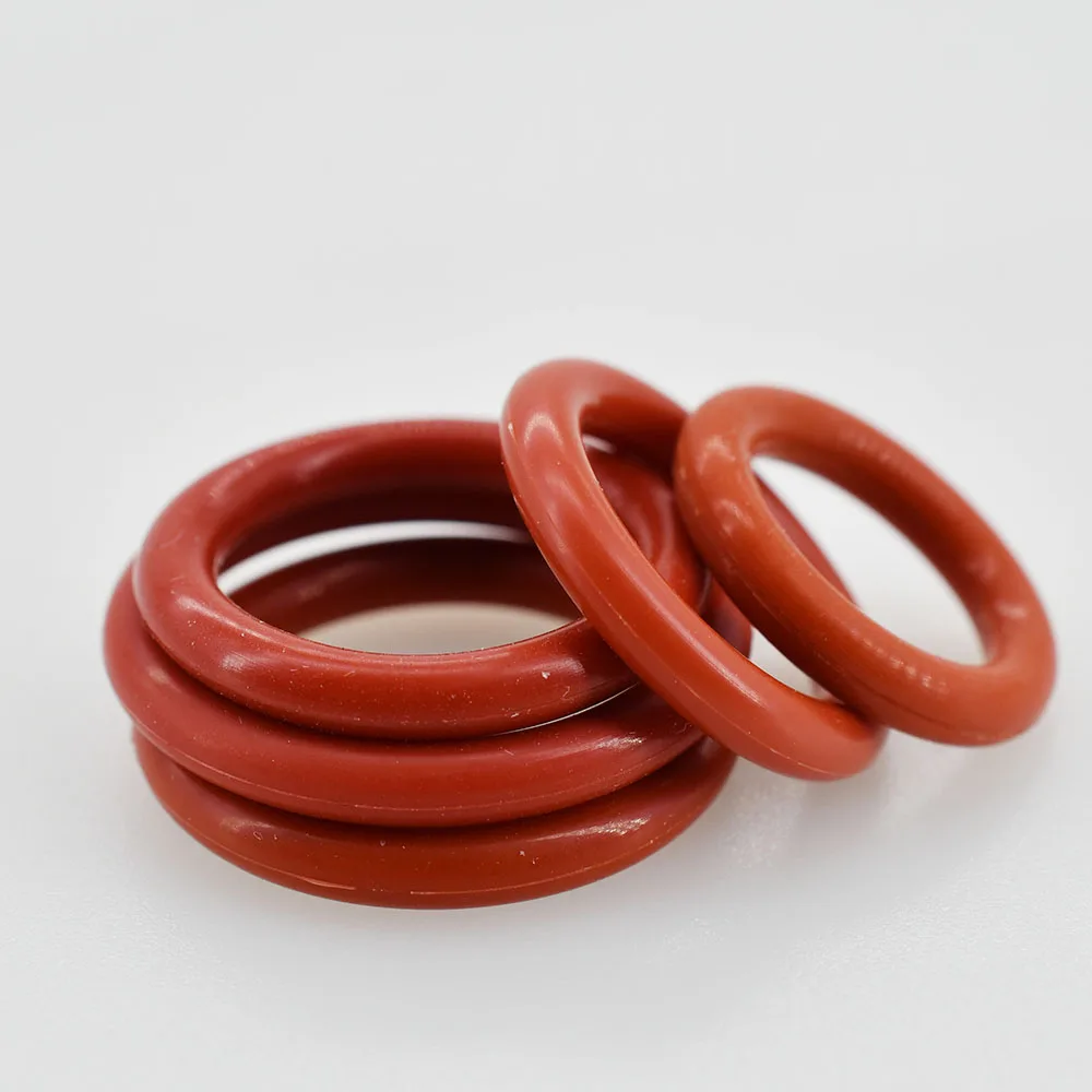Silicone O Ring Gasket Silicon o-ring Sealing Washers Oil Resistant High Temperature Silica gel Rings Food Grade Spacers rubber o rings sealing gasket rubber washers silicone o rings keycap o rings stainless steel washer
