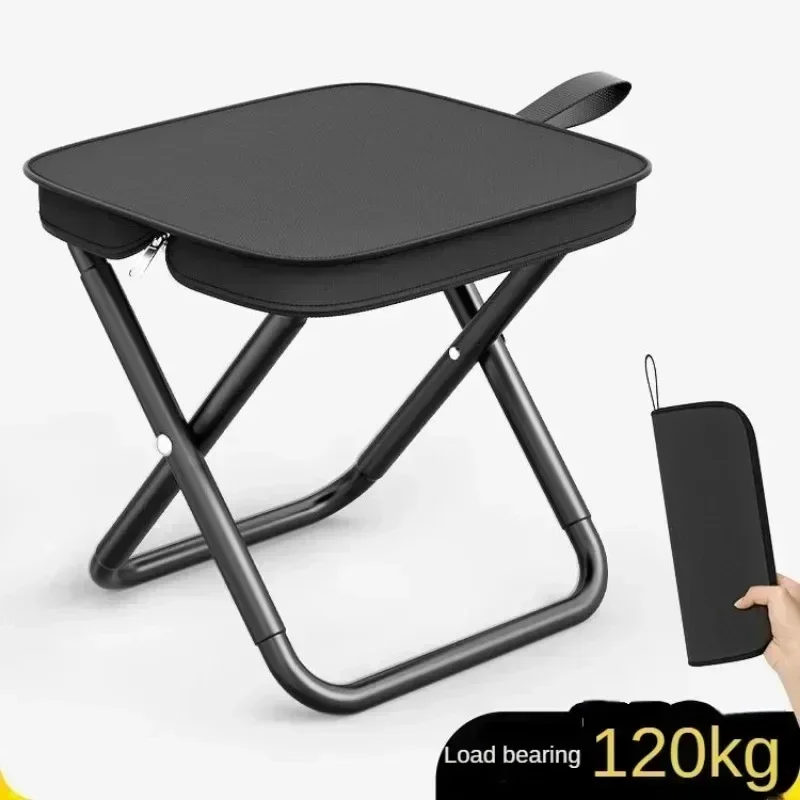 NewestOutdoor folding stool Camping chair Park stool Picnic small Mazar fishing chair Portable small bench folding chair 2