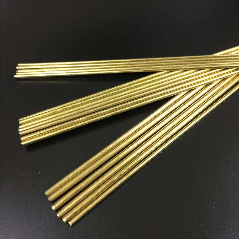Welding Rods Wire Bare Brass Brazing Rods Welding Electrodes Tig For Refrigeration 0.8 1 welding rods welding wire