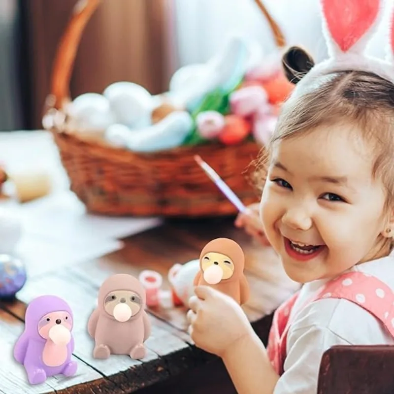 1PC Squeeze Toy Cute Bubble Squishy Toys Stress Relief Fidget Toy Squishy Balls Mermaid Unicorn Sloth Animals for Kids Adults - Bilde 6