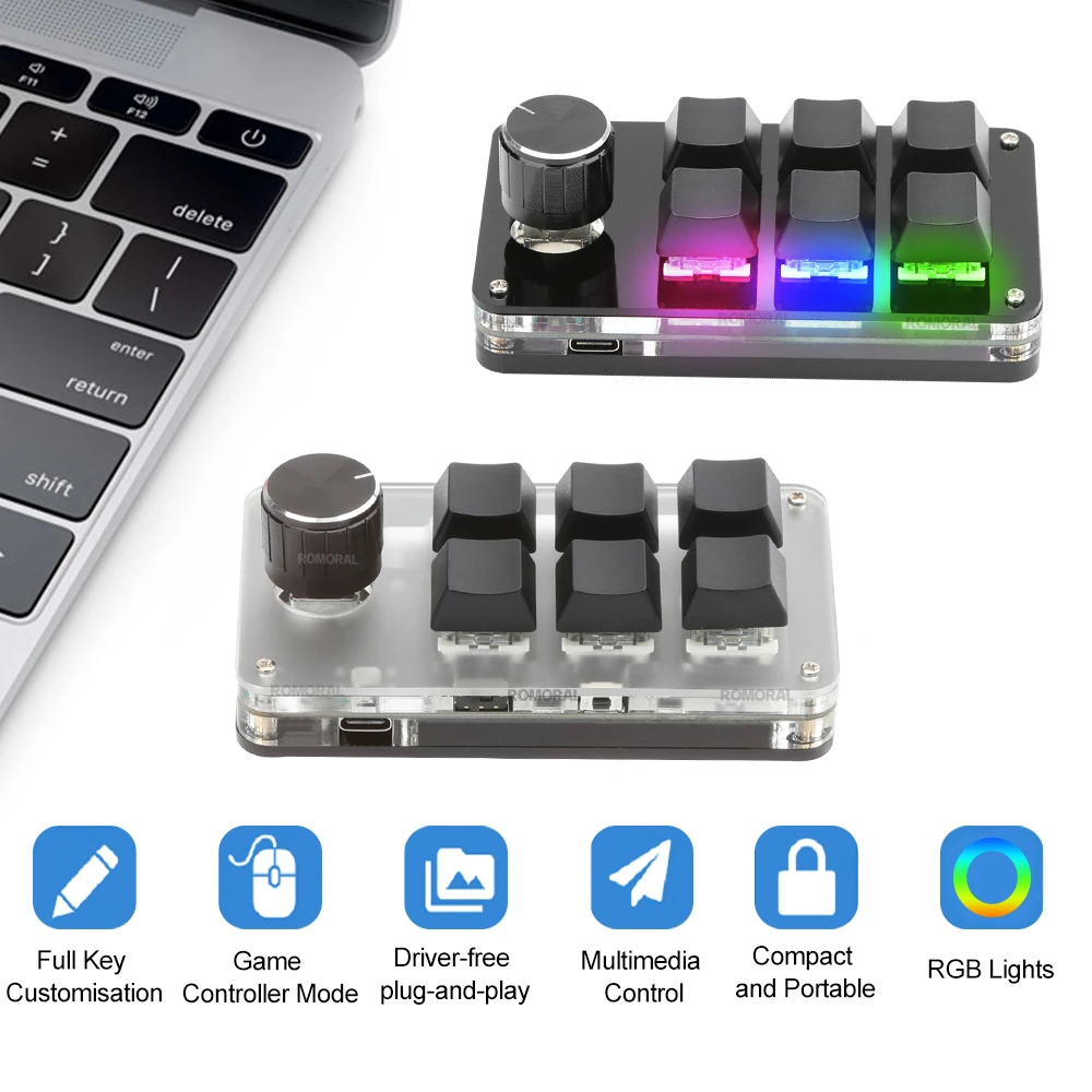 USB Пользовательская Клавиатура Макропрограммирование.