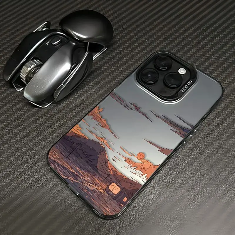 Scenic Sunset Mountain Cloud Phone Case