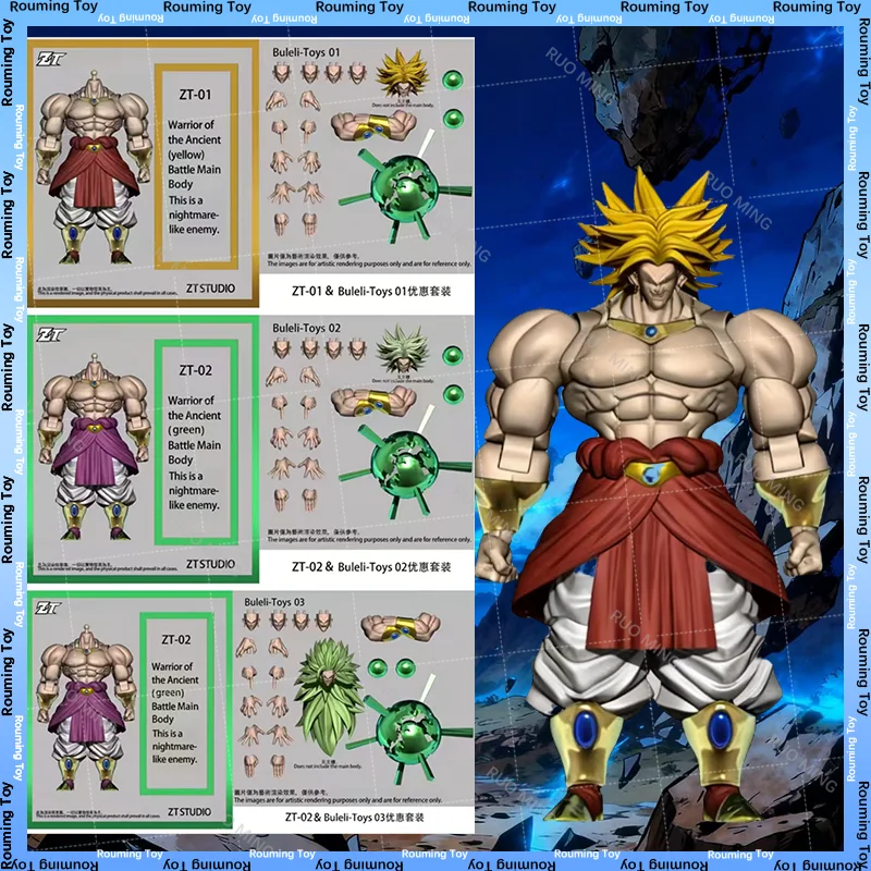 ZT Toys Broly: A Figura de Ação Definitiva para Fãs de Dragon Ball Z?