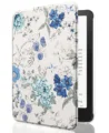 White Blue Floral