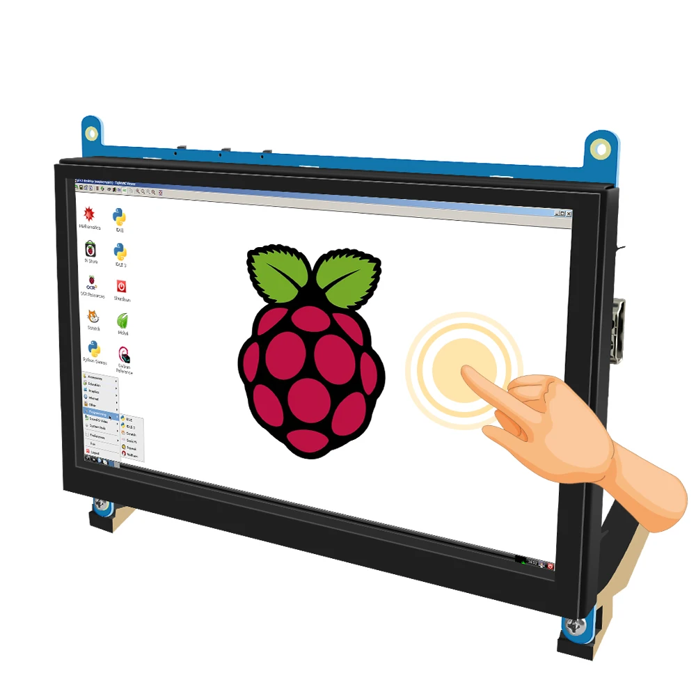 

7 inch Portable laptop Raspberry Pi 5 4 model B 1024*600 RGB Pixels AIDA64 7" IPS TFT LCD Display Touch Screen Monitor for PC