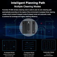 Purerobo W-S9S Window Cleaning Robot Smart APP& Remote Control Automatic Water Spray Clean Glass Electric Vacuum Cleaner Robot 5