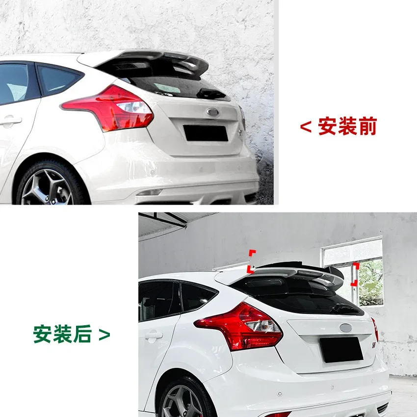 JiAQen Auto Heckspoiler Für Ford Focus ST MK3 Hatchback 2012
