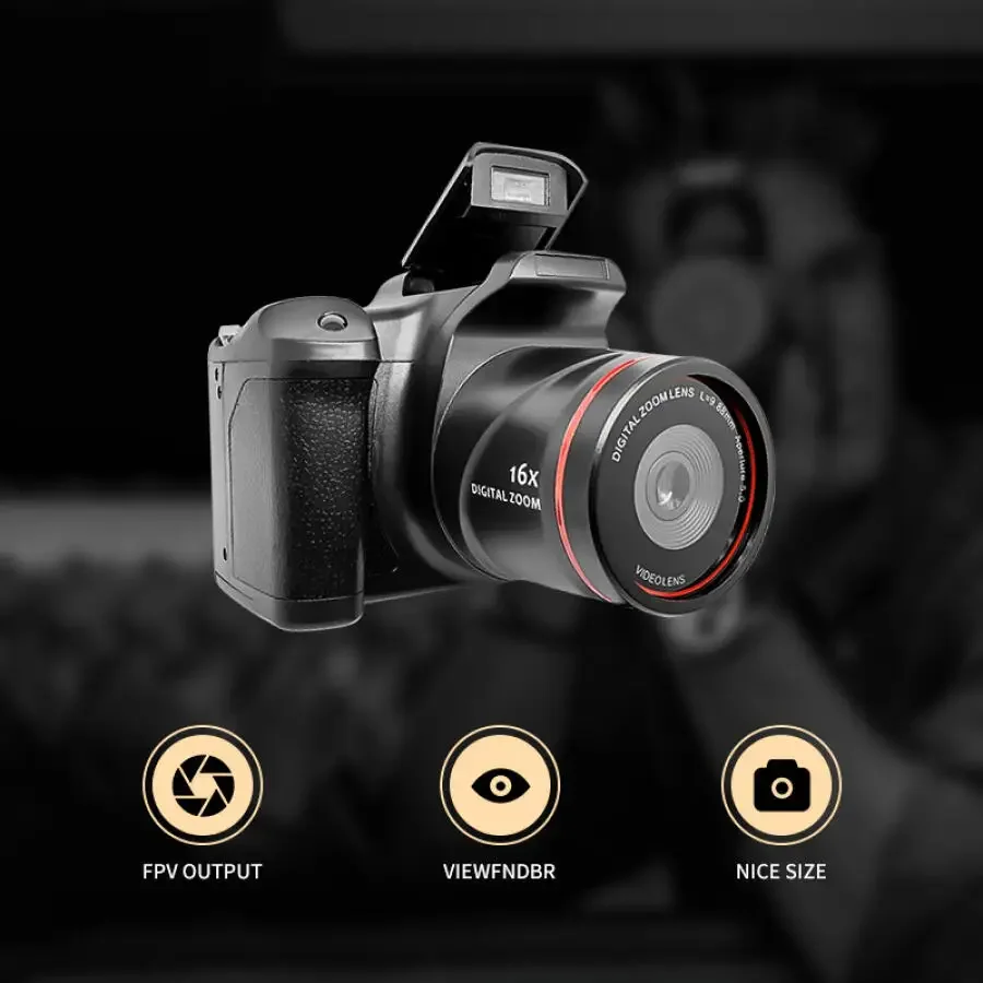 4K Digital Photography Camera 16MP Camcorder  Vlog Video Recorder 16X Digital Zoom For Parties Travel - 4