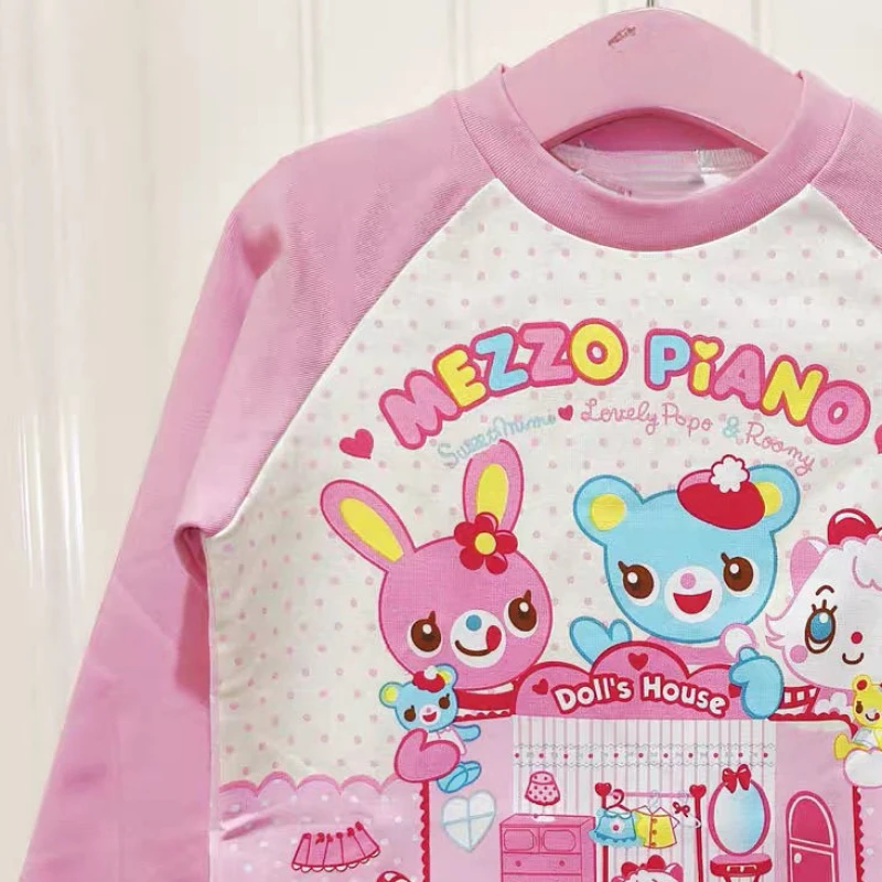 Japanese Kawaii Cartoon Print Y2k Tshirts Harajuku Contrast Patchwork Fairy T-shirt Top Women Aesthetic Slim Fit Casual Tees 6