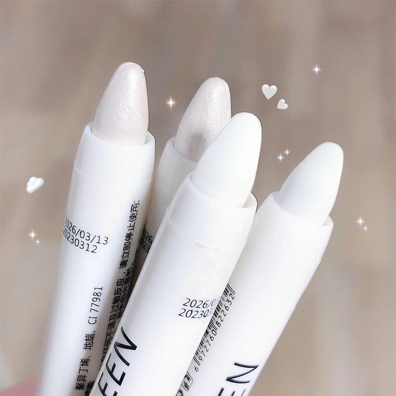 Eyeshadow Stick Brightening Flash Highlighter Pearl Matte White Eyeliner Pencil Eyes Head Waterproof Lying Silkworm Pen Cosmetic