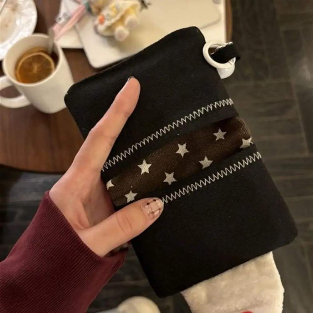 Multi-Purpose Cute Rice Ball Card Holder Canvas Small Bag ID Bag Coin Purse Wallet Money Card Integrated Portable Storage Bag