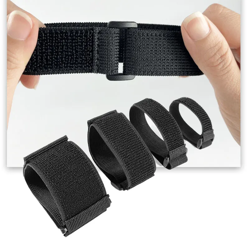 Elastic Cinch Straps with Buckle for Versatile Cable and Cord Organization