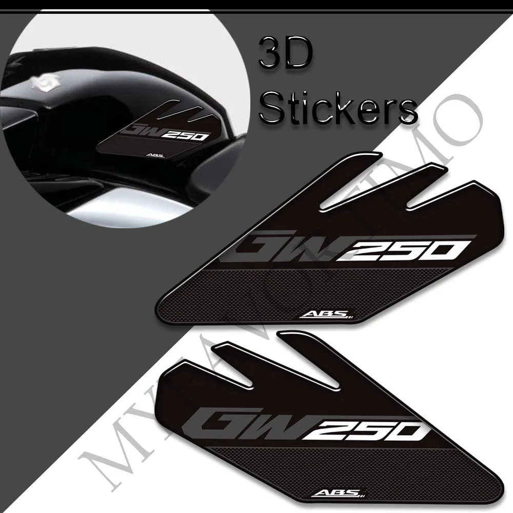 Motorcycle Stickers Decals Tank Pad Side Grips Gas Fuel Oil Kit Knee Protection For Suzuki Inazuma GW250 GW 250 for suzuki inazuma gw250 gw 250 motorcycle 3d stickers tank pad side grips gas fuel oil kit knee decals protection