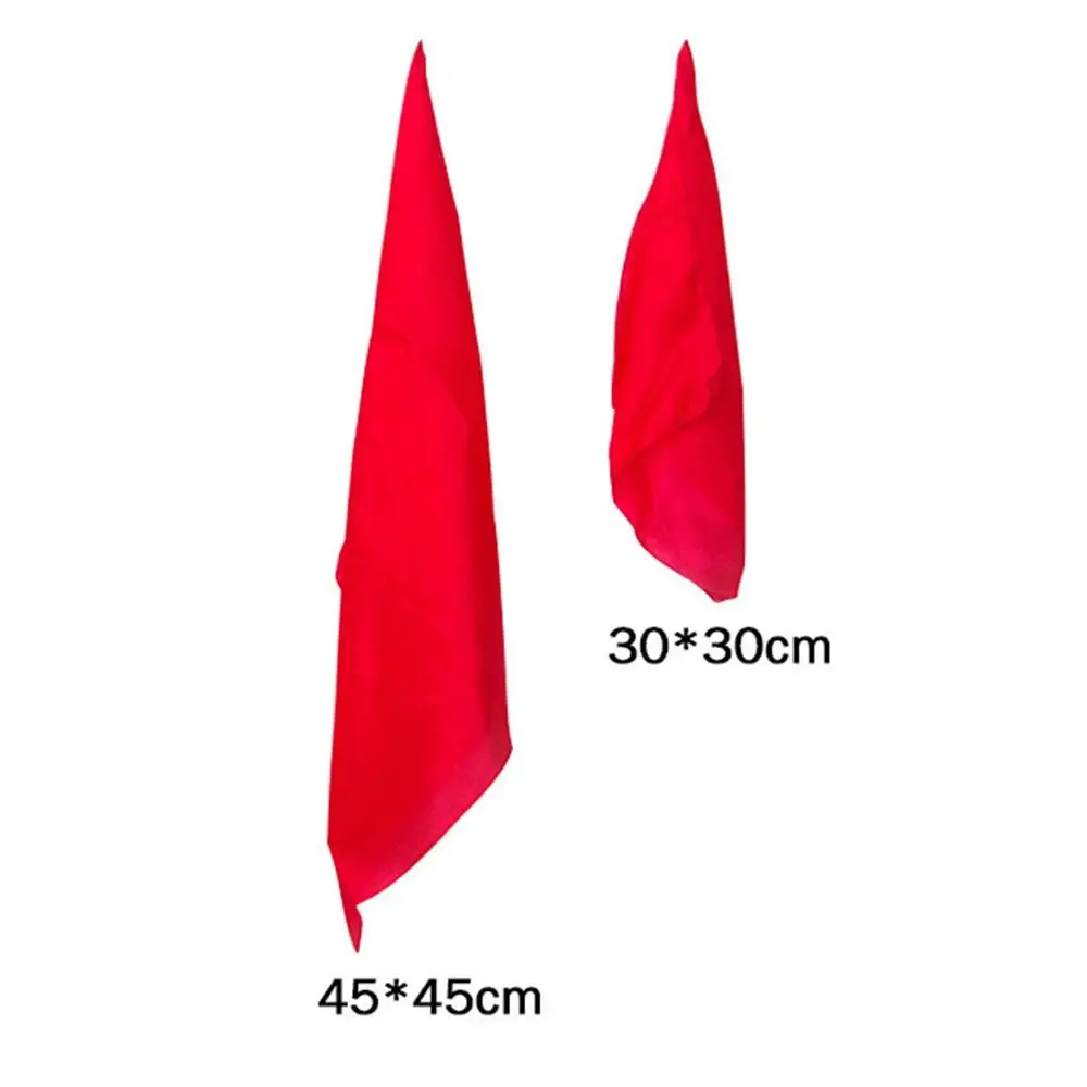 30*30cm Colorful Silk Scarf Magic Tricks Learning & Education Magic Silk for Close Up Magic Prop 45* 45 cm 6