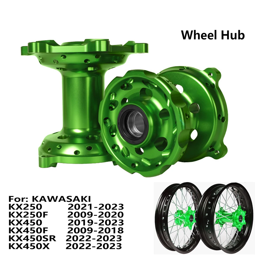 MotorcycleCNCFrontRearWheelHubRimSpocketSpacerForKAWASAKI