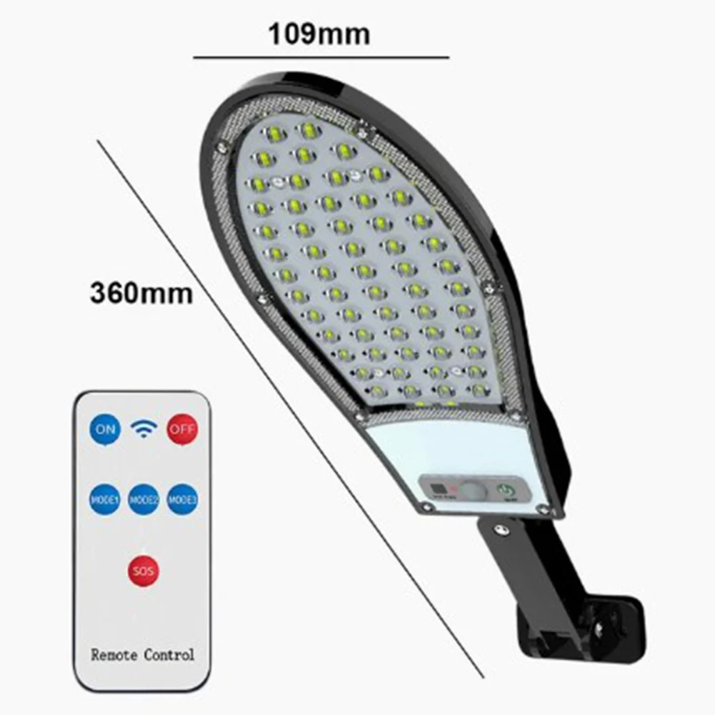 

LED Solar Lights Outdoor Garden Street Light With Motion Sensor Remote Control Waterproof Wall Light for Garage Floodlight