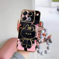 Set di Cover per Telefono a Forma di Cuore con Lanyard e Supporto