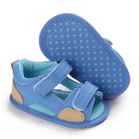 VALEN SINA Summer Baby Sandales Shoes Toddler Girl Boy Canvas Sandals Non-Slip First Walker Crib Shoes For 0-18months 3