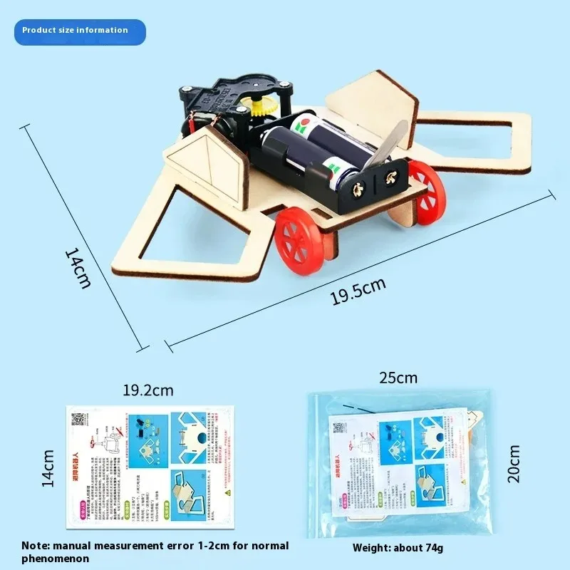 Kit di Montaggio Robot Auto con Evitamento Ostacoli Fai-da-Te, Modello Artigianale, Ornamento da Scrivania con Circuito Intelligente, Decorazione Tecnologica Fatta a Mano - immagine 5