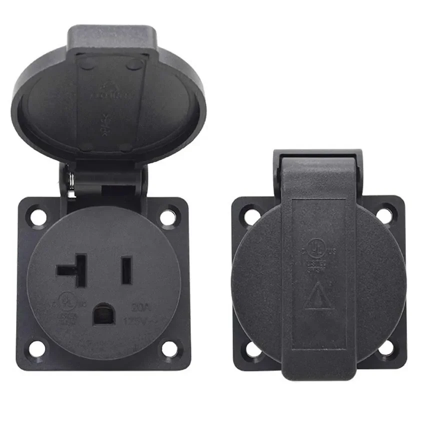 Power socket 125V 15A 20A IP44 CE America Japan Multifunction Outdoor US Industry Waterproof AC Outlet Power Wired Receptacle Socket