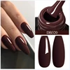 Mtssii 6ML Chocolate Brown Color Gel Nail Polish Solid And Glitter Gel Autumn Winter Semi Permanent Gel For Nails Nail Art 1